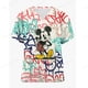 thumbnail image 1 of Disney Mickey Mouse cartoon print spa uniform beauty salon pet shop uniform fashion slim top scrub women's lab coatXXL Gao Jinjia LED, 1 of 2