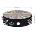 thumbnail image 2 of Tambor de mano EASTROCK Radiant Tambourine, 8 pulgadas, doble hilera, jingles, pandereta reflectante, 2 of 7