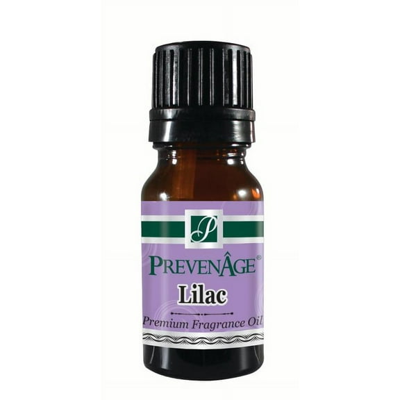 Lilac Fragrance Oil 10 mL / .33 Oz Aromatic Premium Grade Scented Perfume Oil by PrevenAge Made in USA / FAST DELIVERY