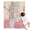 Pioneer Flower Floral, variant on Pioneer Flower Floral Print Pattern Blanket,Comfortable Soft Flannel Throw Blanket,All Season,Warm Lightweight Blankets for Sofa Bed Couch Living Room Chair,30"x40"
