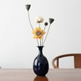 thumbnail image 3 of Ceramic vase,8.66 inch storage Handmade, home decor vase,(flowers not included), 3 of 7