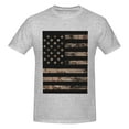 thumbnail image 4 of Bingfone American Flag With Desert Camouflage Men'S Loose Fit Short-Sleeve Pocket T-Shirt, 4 of 7