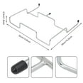 thumbnail image 4 of Garosa trash rack, trash bag rack,Outdoor Trash Can Bracket Dustbin Cage Garbage Plastic Bag Holder Table Rack, 4 of 9