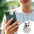 thumbnail image 2 of Sylvtty Halloween Ghost Phone Buddy Mini Ghost Figures Adhesive Phone Accessory Cute Stick-On Ghost Phone Topper for Smartphone Desk Decor, 2 of 7