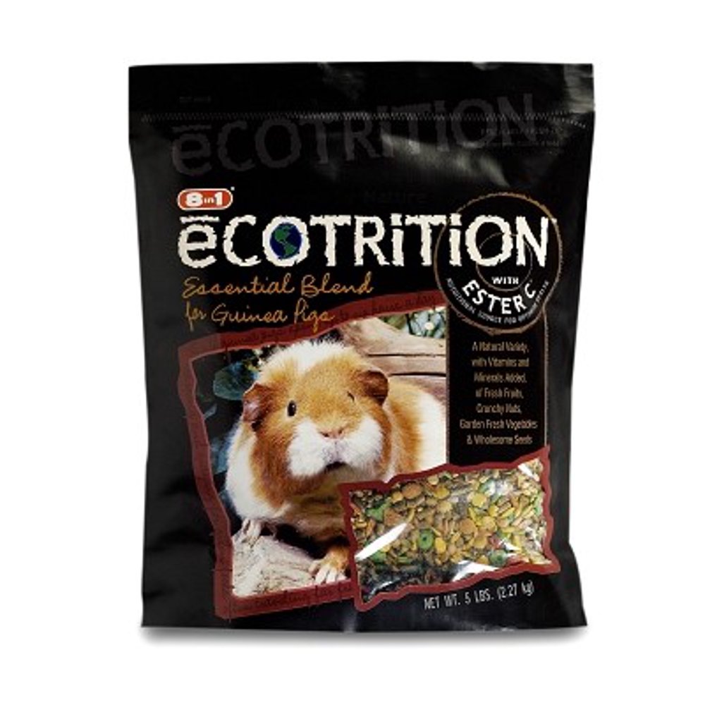 eCOTRITION Essential Blend Food For Guinea Pigs 5 Pounds, Resealable