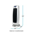 thumbnail image 6 of Comfort Zone Portable 1500W Ceramic Oscillating Digital Tower Space Heater, 6 of 9