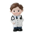 thumbnail image 3 of yotijay Cake Topper Cute Figurine Home Decor Doctor Statue for Living Room Desk Home Male, 3 of 9