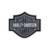 Harley-Davidson Silver Bar & Shield Patch 2XL 9 1/4'' x 7 11/16'' EMB302546, Harley Davidson