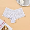 thumbnail image 2 of Full Coverage Underwear Womens All Cotton Underwear, Women's Large Size High Waist Breathable Thin Thong Lace Breathable Seamless Underwear, 2 of 3
