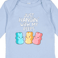 thumbnail image 4 of Inktastic Easter Hangin' with My Peeps Boys or Girls Long Sleeve Baby Bodysuit, 4 of 5