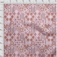 thumbnail image 3 of oneOone Cotton Cambric Fabric Block & Geometric Ikat Fabric Prints By Yard 56 Inch Wide, 3 of 4