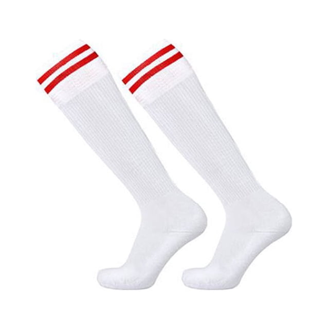 Calcetines de fútbol de tubo largo Naiovety Rayas rojas blancas duraderas y elásticas Type3 NO3