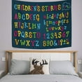 thumbnail image 3 of GZHJMY Tapestry Multicolored Letters Numbers Tapestry Wall Hanging Decorative Wall&nbsp;Blanket&nbsp;Bedding Tapestry for Bedroom Living Room Dorm 60"x51" Gift Decor, 3 of 7