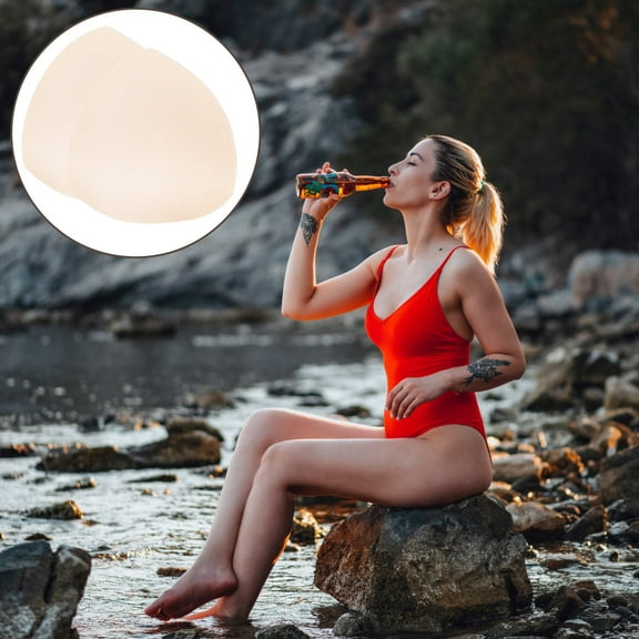 WHAMVOX  8 Pcs Bra Pads for Sports Breathable Knitted Fabric Women's