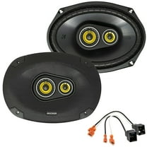 Kicker CS Series Rear Deck Speaker Replacement Package Fits select 2007-2019 Nissan Sentra