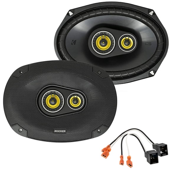 Kicker CS Series Rear Deck Speaker Replacement Package Fits select 2007-2019 Nissan Sentra