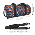 thumbnail image 2 of Sikiie Abstract Vintage Fox and Plants Duffel Bag, Travel Bag, Sports Gym Bag - Ideal for Sports, Gym, Overnight Stays, 2 of 6