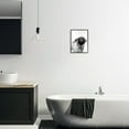 thumbnail image 3 of Stupell Industries Pug Bathroom Splash Animals & Insects Painting Black Framed Art Print Wall Art, 11 x 14, 3 of 9