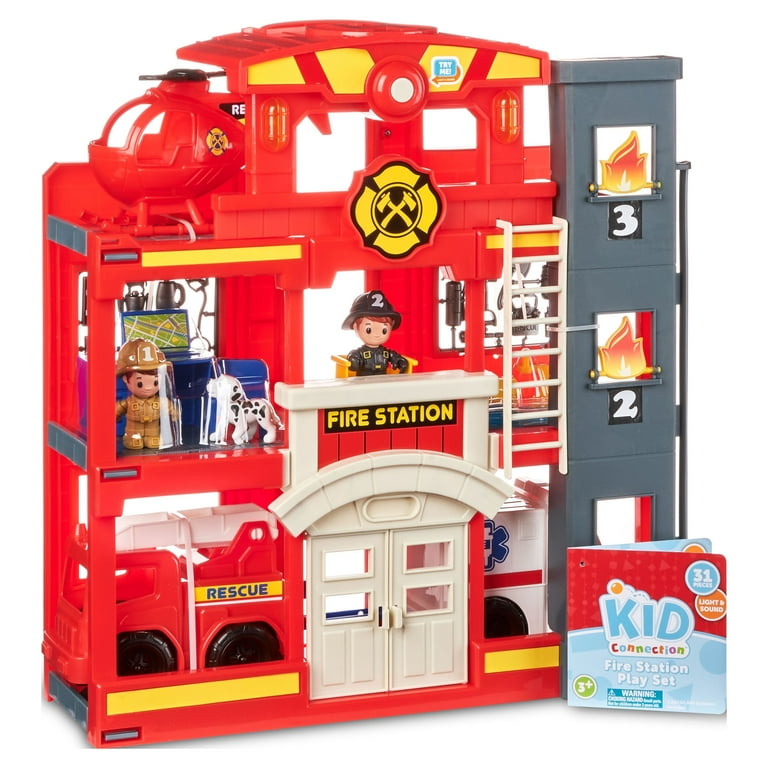Firehouse toy cheap house