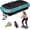 Teal, variant on Lifepro Waver Vibration Plate Exercise Machine – Full Body Vibrating Plate for Lymphatic Drainage, Muscle Toning & Fat Loss – Includes Loop Bands, Remote & 99 Speed Settings - Teal