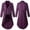 Purple, variant on Men's Steampunk Vintage Tailcoat Jacket Gothic Frock Coat Uniform,XL,Purple