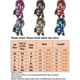 thumbnail image 2 of Avamo Robe Midi Femme Col Rond T-Shirt Robes Manches Longues Décontractée Quotidienne Bleue P, 2 of 2