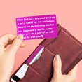 thumbnail image 6 of Taotanxi Sentimental Engraved Wallet Insert Card Decor Gift for Boyfriend Husband Fiancé From Wife Girlfriend-Fathers Day Christmas Birthday Valentine's Date Gift Hot Pink, 6 of 6
