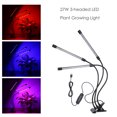thumbnail image 4 of Dc5V 27W 3 Cabezales Led Grow Light Grow Light, Cronometrado, Adecuado para Plantas de Interior Tomshoo  Luz de la planta, 4 of 7