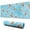 Corgi Footprint, variant on Long Mouse Pads for Desk,German Shepherd with Pioneer Flower Desk Mats on Top Of Desks, Desk Mouse Pad Extra Large with 3mm Non-Slip Base and Stitched Edge for Gaming,Office,Work,Home 31.5"x11.8"