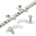 thumbnail image 1 of HSHDLDF Griver 100 Pack Strip Light Mounting BracketsFixing ClipsOne-Side Fixing100 Screws Included (Ideal for 10mm Wide Waterproof Strip Lights), 1 of 5