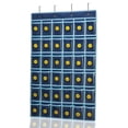 thumbnail image 2 of Toystoory Bolsa de almacenamiento para colgar en el aula, bolsa de soporte para artículos diversos para sala de estar montada en la pared con etiquetas de Almacenamiento y organización del hogar Toystoory HA059196-00, 2 of 6