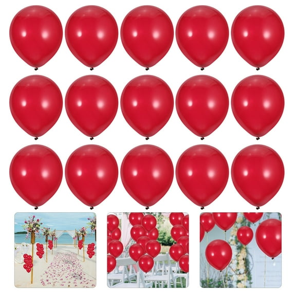 LEORX 100Pcs Red Latex Balloons Wedding Decoration Kit for Elegant Event Decorations