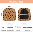 thumbnail image 3 of Sunflower Seat Covers for Dining Room Chairs Set Of 4,Stretch Printed Washable Chair Seat Cover with Elastic Ties and Button,Removable Waterproof Couch Cushion Covers, 3 of 6