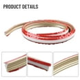 thumbnail image 3 of linyes Skirting Caulk Strip Wall Corner Protector Trim Waist Line Background Border Strip Corner Decor Self-Adhesive Triangle Strip 3 Ft for Floor Window Door, 3 of 9