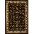 thumbnail image 3 of Unique Loom Sialk Hill Collection Area Rug - Washington (7' 1" x 10' Rectangle Brown/Black) Floral Traditional Perfect For Living Room Bed Room Dining Room Office, 3 of 7