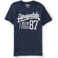 thumbnail image 1 of Aeropostale Mens Script New York 87 Camiseta gráfica, azul, pequeña Aeropostale  Camiseta gráfica, 1 of 1