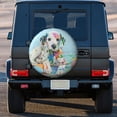 thumbnail image 3 of Kdxio A Funny Little Dalmatian Puppy for Tire Cover Wheel Protectors Tyre Covers Weatherproof Wheel Covers Universal Fit for Trailer Rv SUV Truck Camper Travel Trailers 15 inch, 3 of 8