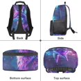 thumbnail image 6 of Aplkyhs School Backpack for Students Pink Highland Cow Print Age 6-18 Large Capacity Ergonomic Padded Adjustable Shoulder Straps Unisex Back to School Backpack for Elementary Middle High School Boys, 6 of 7