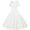 White-A, variant on FRSASU Girl's 1950s Retro Dress Short Sleeve Polka Dot Cocktail Swing A Line Midi Dresses Party Evening Prom Gowns White-A