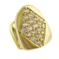 thumbnail image 2 of Diamond Single Hip Hop Teeth Caps Teeth Cover Bling Dance Fancy Dress Golden Hugo CAP de un solo diente, 2 of 8