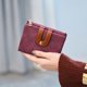 thumbnail image 5 of BEMS-1 Uds. Cartera pequeña de cuero plegable para mujer, Mini monedero con cremallera, 5 of 5