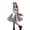 Grey, variant on Adorable Character Dress for Girls, Pirate-Themed Toddler Buccaneer with Skirt for Stage Performance, Role Play, Halloween, Birthday Parties, and Dance Events