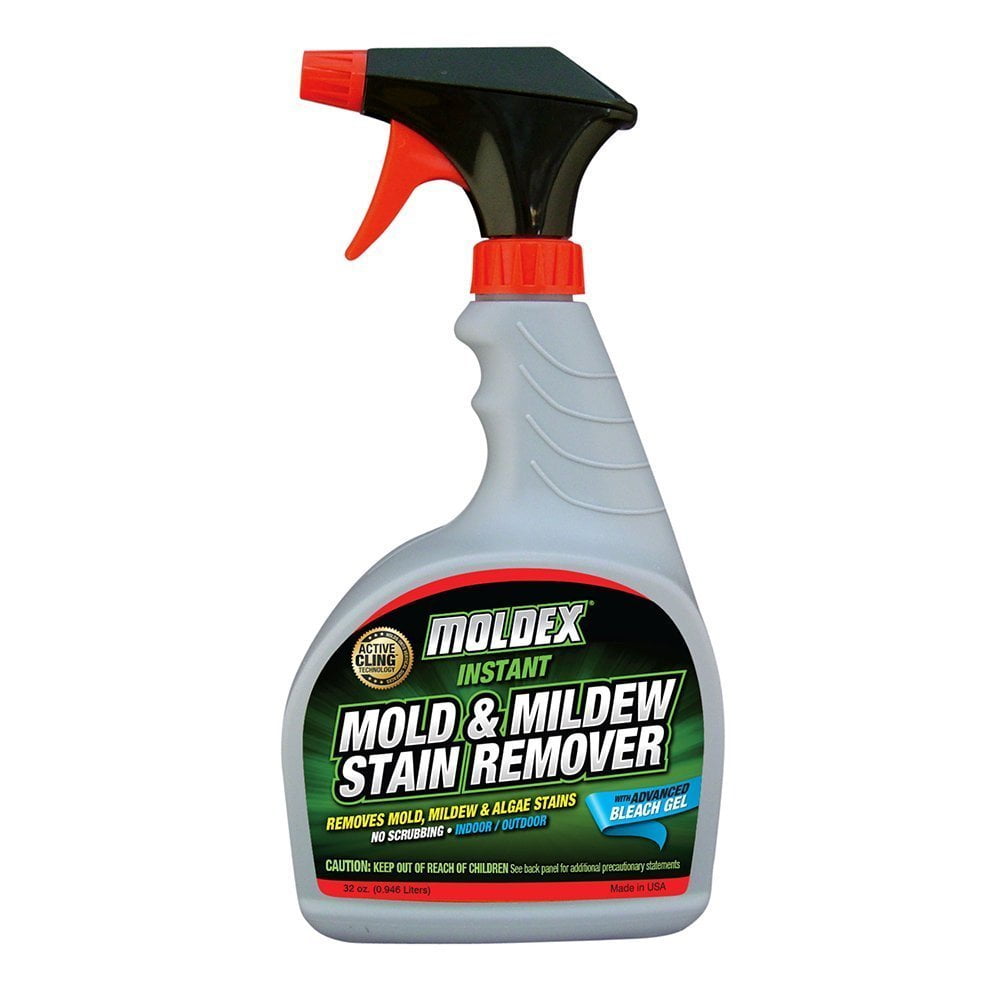 Moldex 7010 Mold & Mildew Instant Stain Remover Trigger Sprayer, 32 oz