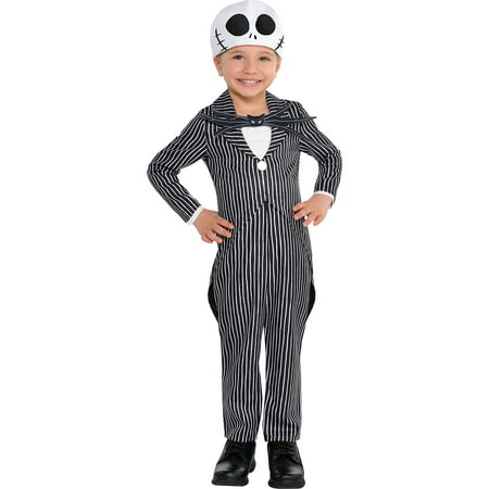 The Nightmare Before Christmas Jack Skellington Costume for Toddlers, Size 3-4T