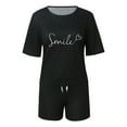 thumbnail image 4 of Kids Summer Outfits Fashion Short Sleeve Casual T-Shirt Tops + Shorts Pants Girls 2 Piece Outfits Set 8-9 Years Girls Clothes Cute&nbsp;Girl&nbsp;Clothing, 4 of 5