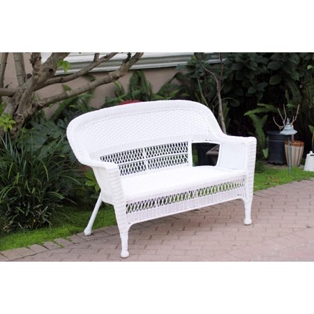 wicker patio outdoor seat resin garden loveseat furniture resistant weather season seats dialog displays option button additional opens zoom chairs