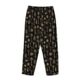 thumbnail image 3 of Lsque Jewelry And Keys Print Women's Pajama Pants, Lounge Pant - Comfortable Home Wear,Elastic Waistband, Stylish Design-Medium, 3 of 9
