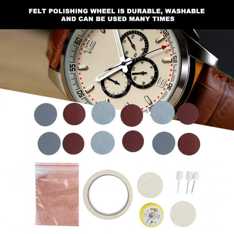 Glass Polishing Kit Watch Polish Kit 20pcs / Set Watch Glass