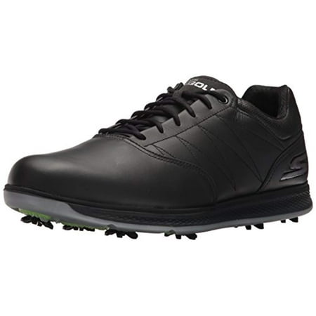 Skechers Men's Go Golf Pro 3 Golf Shoe,Black/Silver,8.5 M