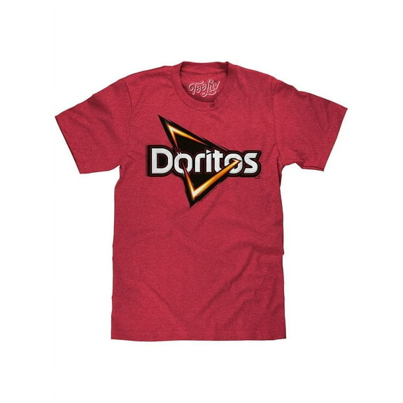 Tee Luv Men's Doritos Tortilla Chip Snack Logo Shirt (L)